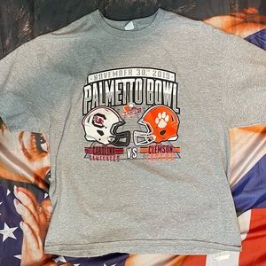 Clemson Tigers South Carolina Gamecocks 2019 Palmetto Bowl T-shirt Sz Adult XL.
